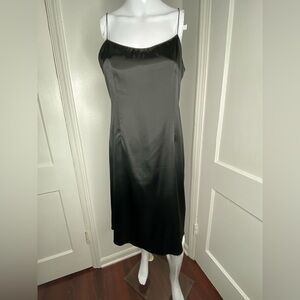 TERI JON by RICKIE FREEMAN Elegant Black Slip Dress Lining.